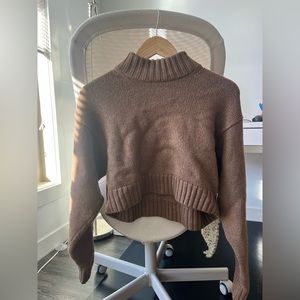 Wilfred Cropped Turtleneck Sweater